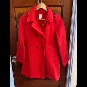 GAP Girls Junior Red  Coat Size XXL
